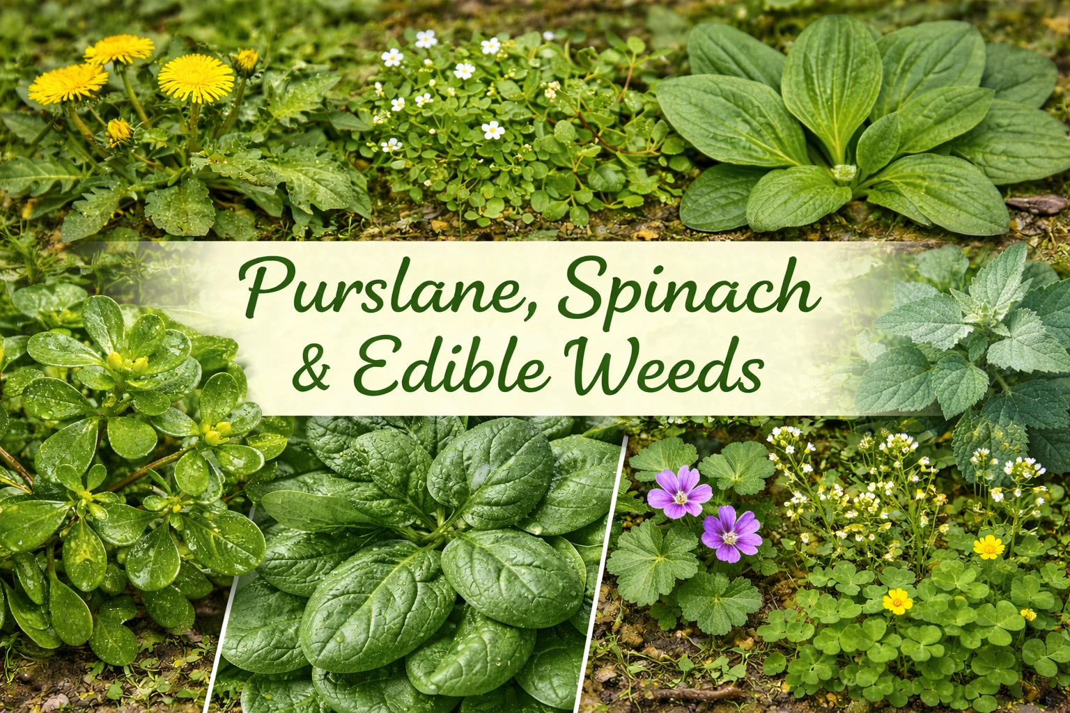 Purslane vs Spinach: Which Is More Nutritious?