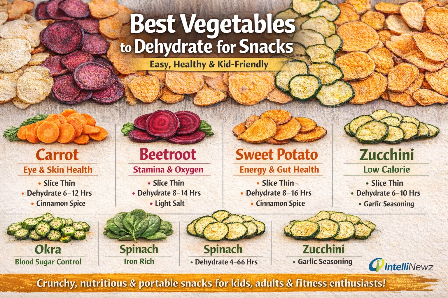 best dehydrated vegetable snack