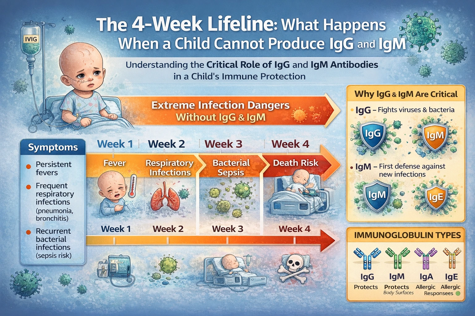 Born Without Defenses: Understanding the Child Who Needs Immunoglobulin Every 28 Days
