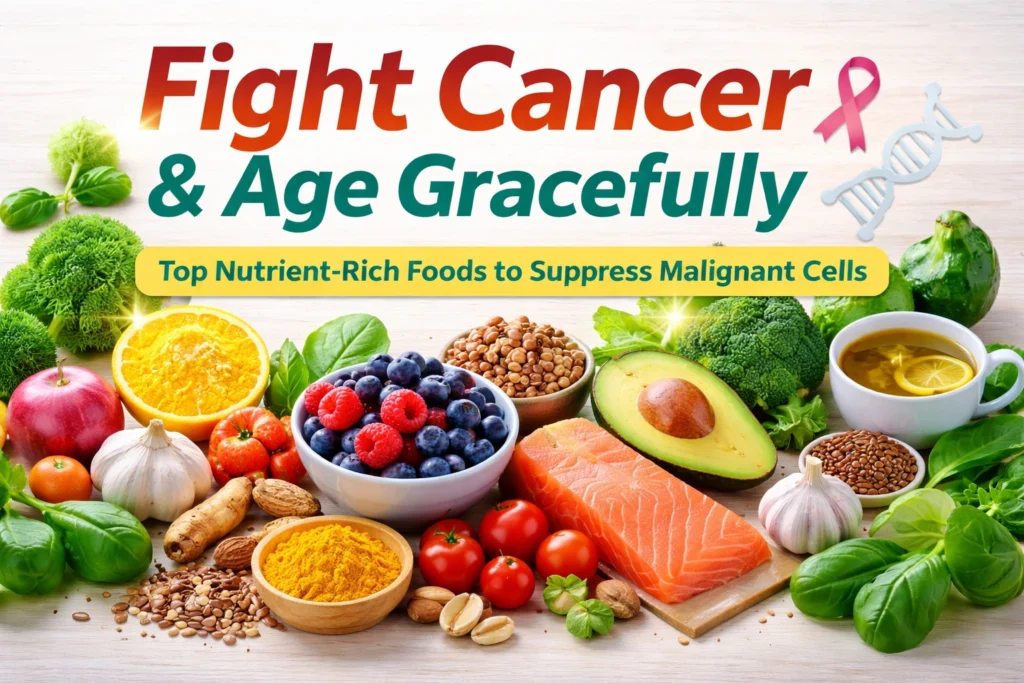  Fight Cancer and Age Gracefully: Discover the Nutrient-Rich Foods That Suppress Malignant Cells