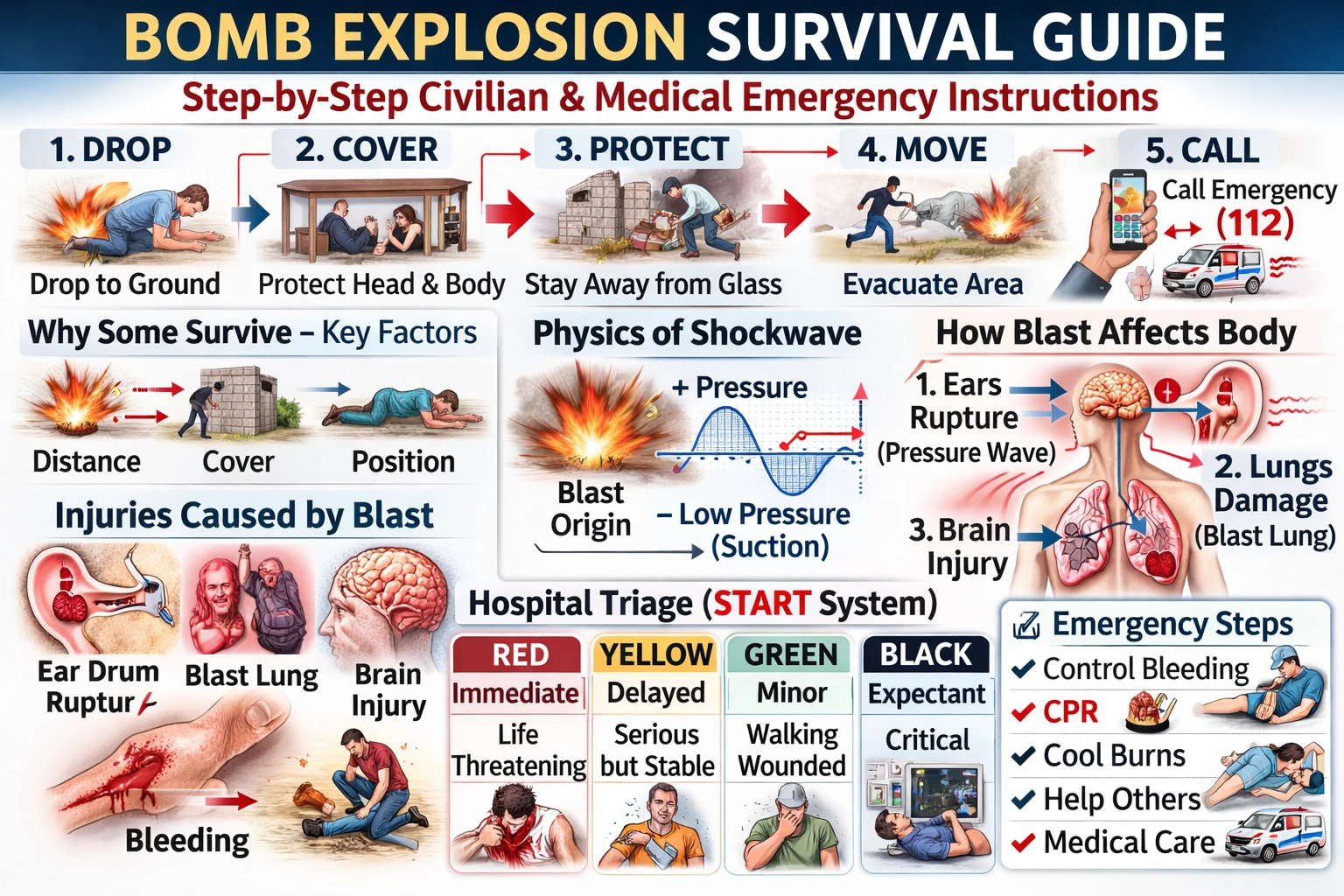 explosion triage
