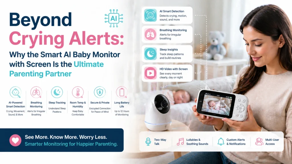 Beyond Crying Alerts: Why the Smart AI Baby Monitor with Screen Is the Ultimate Parenting Partner