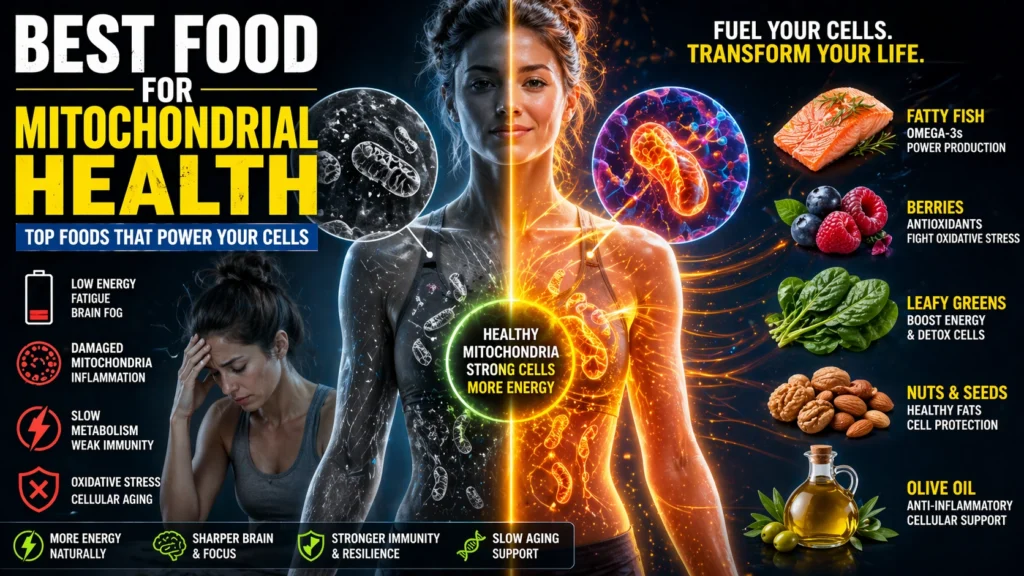 Best Food for Mitochondrial Health: Eating for Mitochondria to Power Your Cells, Not Just Your Calories