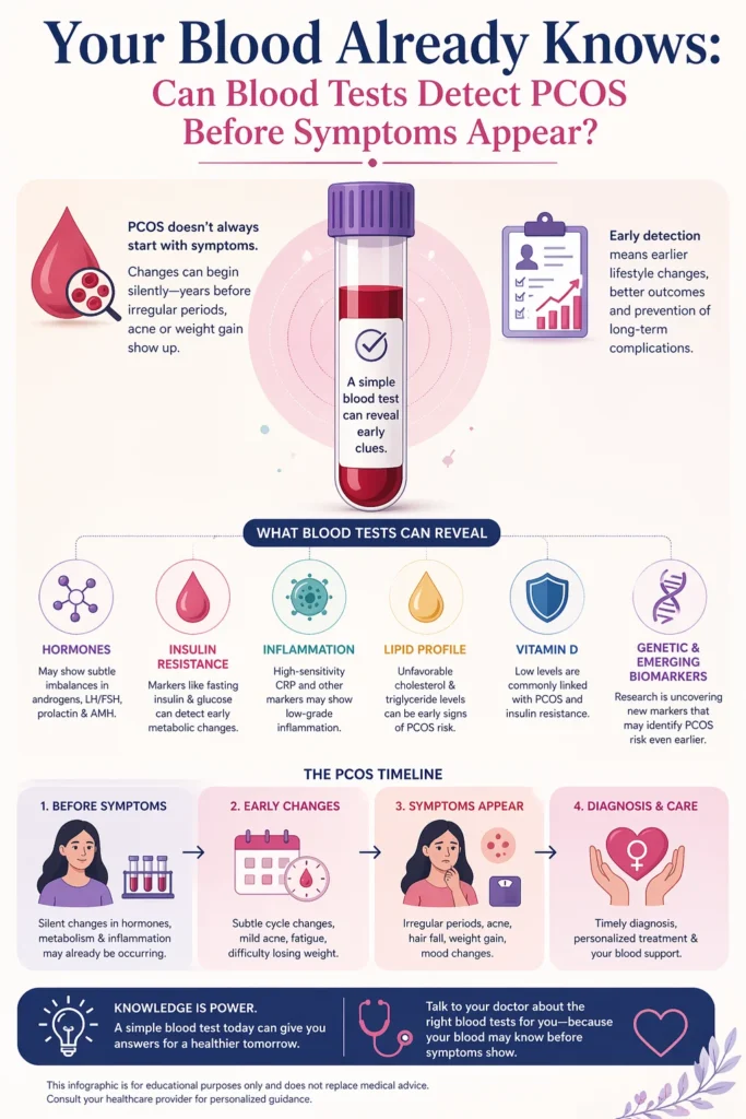 Your Blood Already Knows: Can Blood Tests Detect PCOS Before Symptoms Appear?