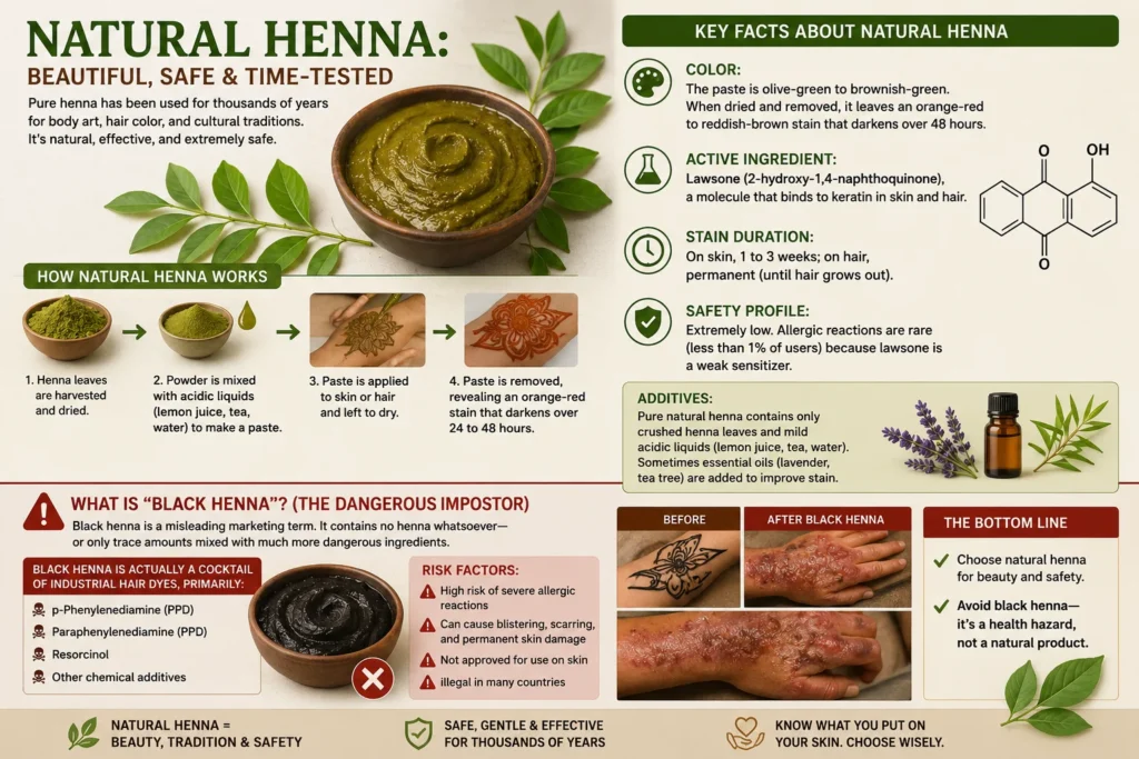 chemical vs natural henna