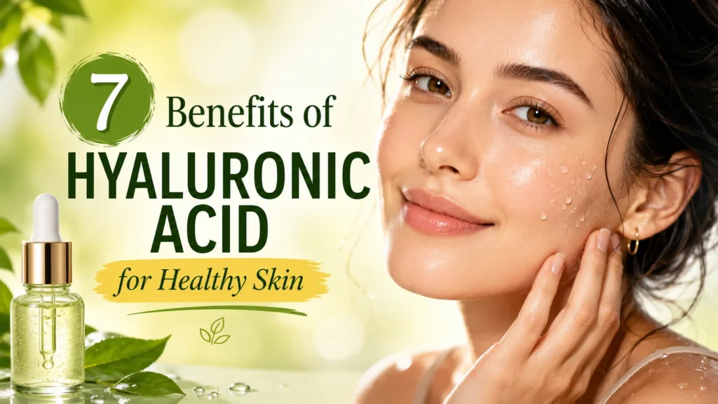 "Best hyaluronic acid benefits for face with hydrated glowing skin and deep moisture retention for daily skincare routine