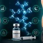 peptide supporting metabolism, growth hormone signaling, and belly fat reduction in adults