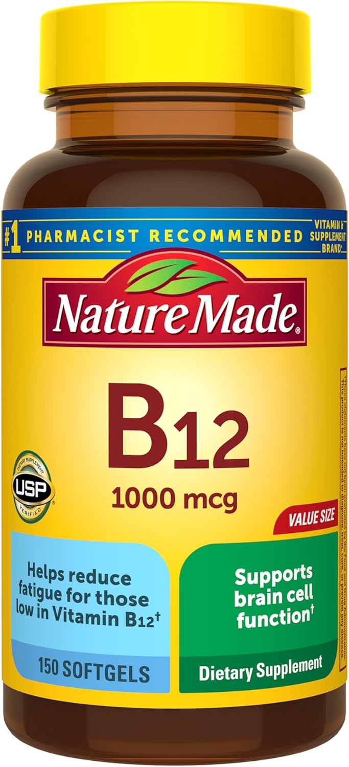 Nature's Bounty Vitamin B12 1000 mcg - 200 Count