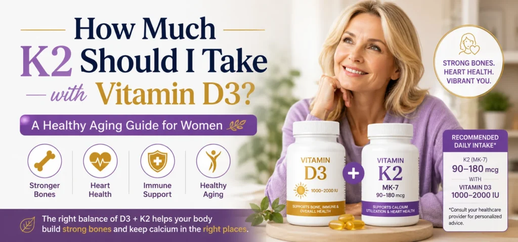 Healthy aging with K2 and D3