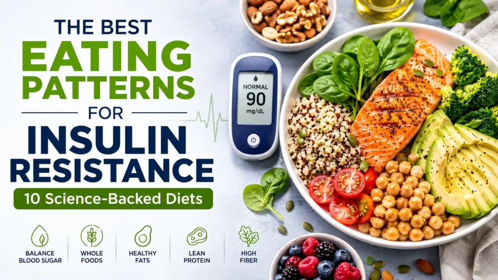 Healthy eating patterns for insulin resistance