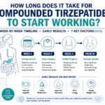 How long for compounded tirzepatide?