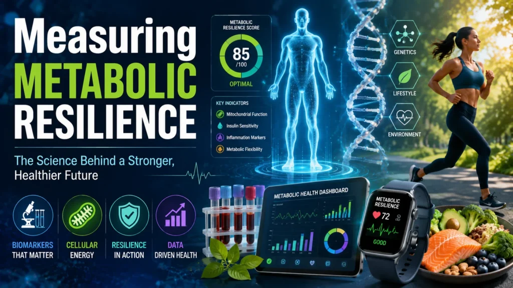 Measuring metabolic resilience for better health