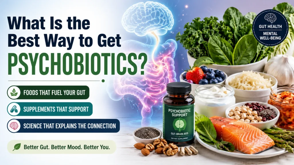 Psychobiotics for gut and mental health