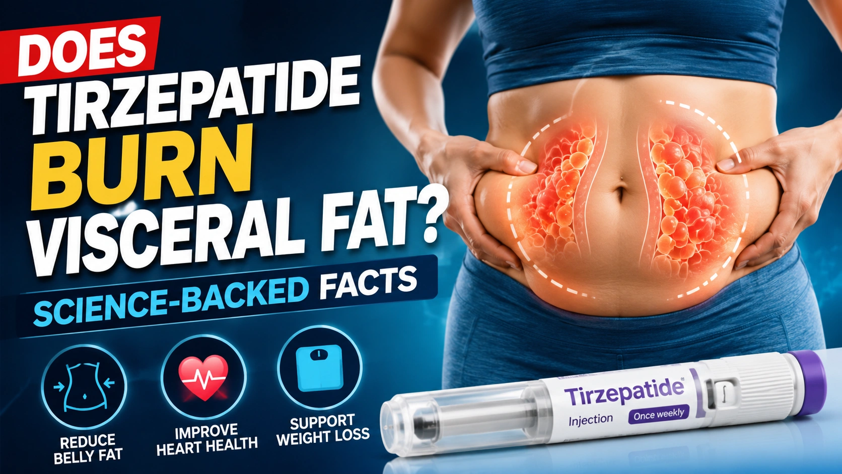 Tirzepatide for fat reduction and health