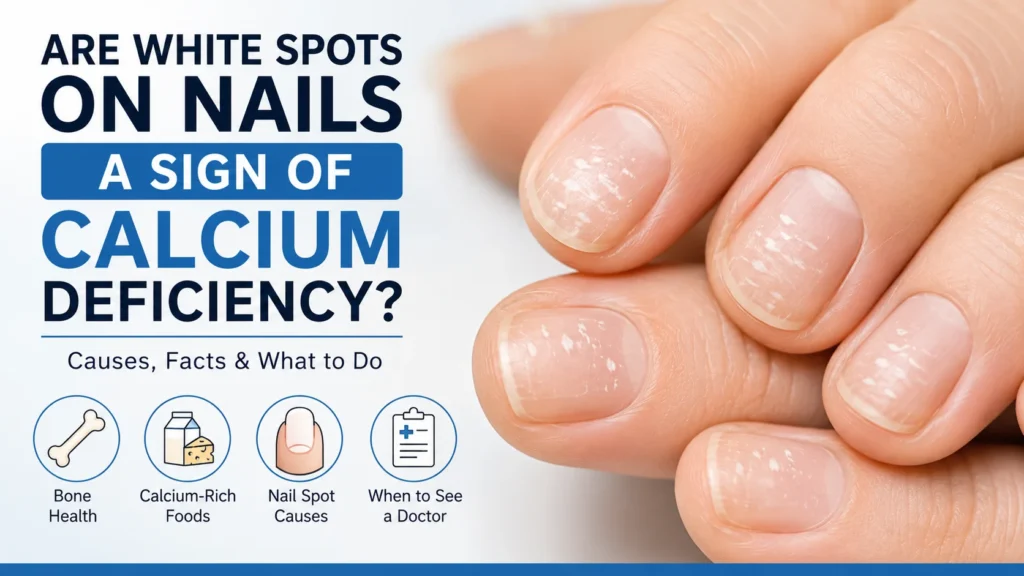 white spots on finger nails
