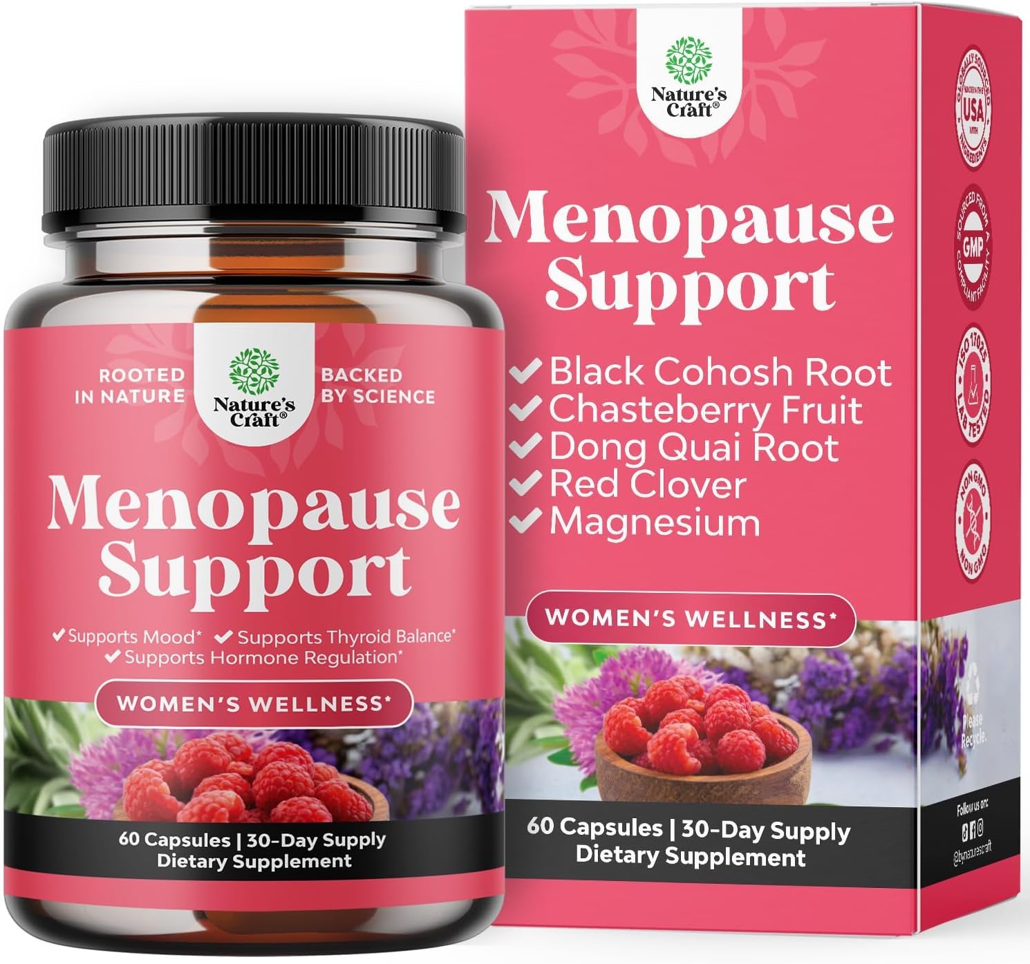 Menopause relief supplement complex