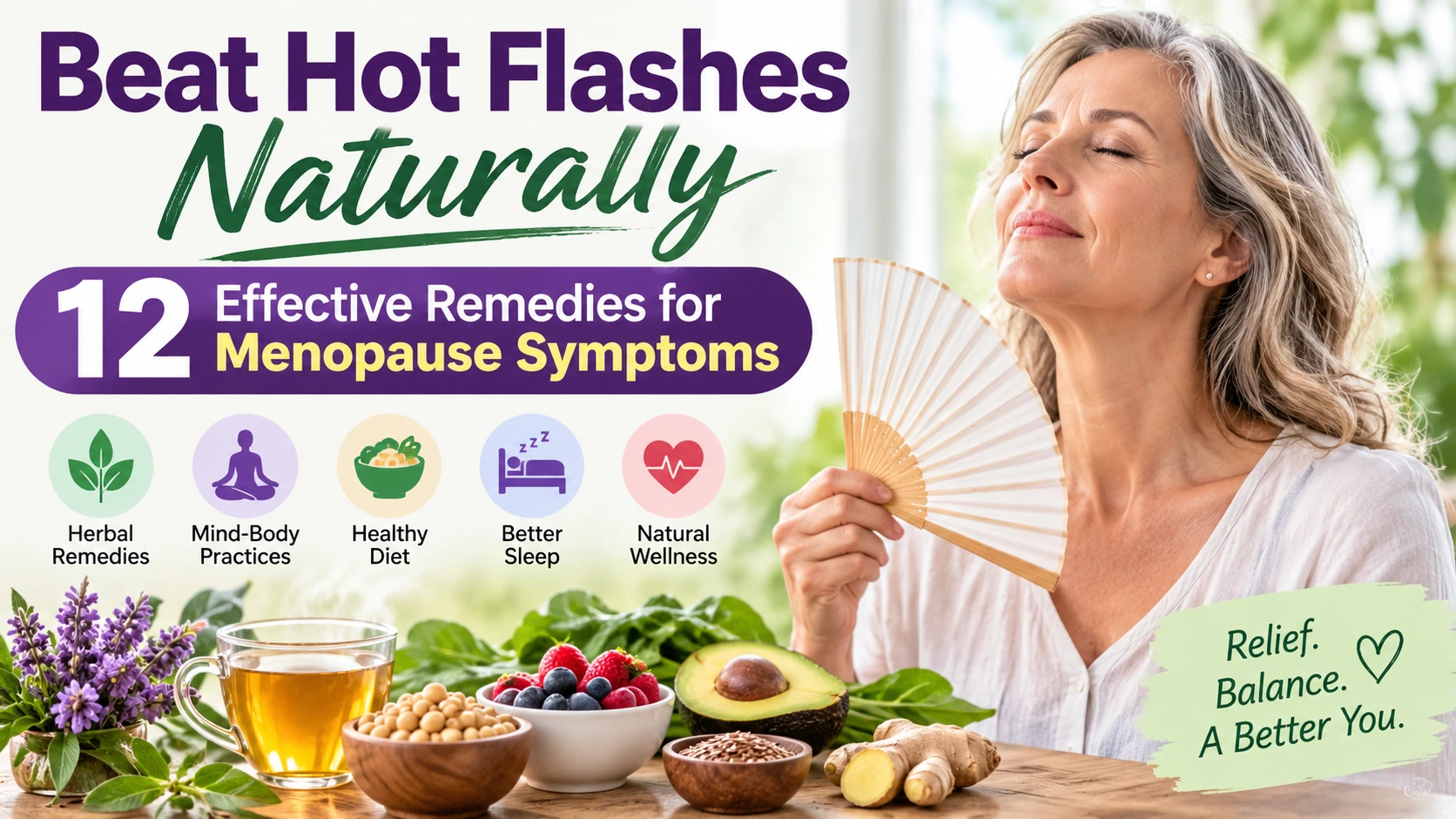 Beat Hot Flashes Naturally